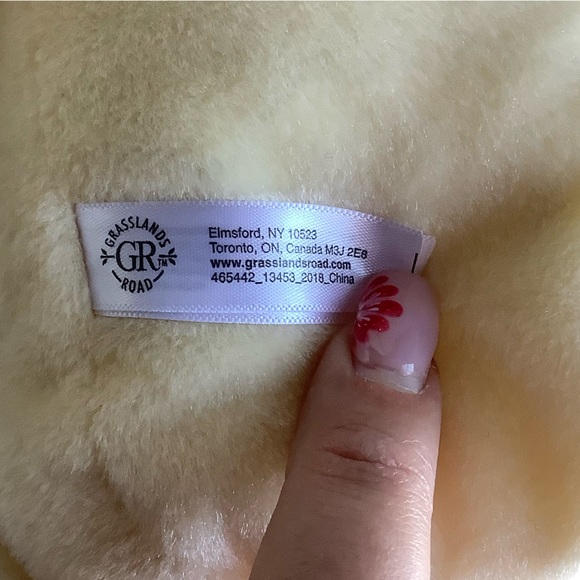 Grasslands Road 13 inch Plush Bear Stuffed Animal w Nightcap Embroidered Eyes - Picture 7 of 8